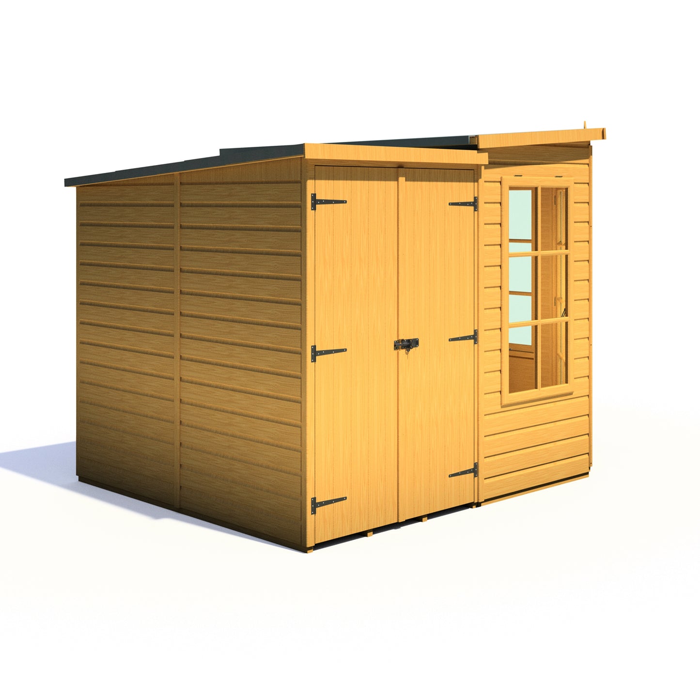 Shire Hampton with Side Shed 7 x 11