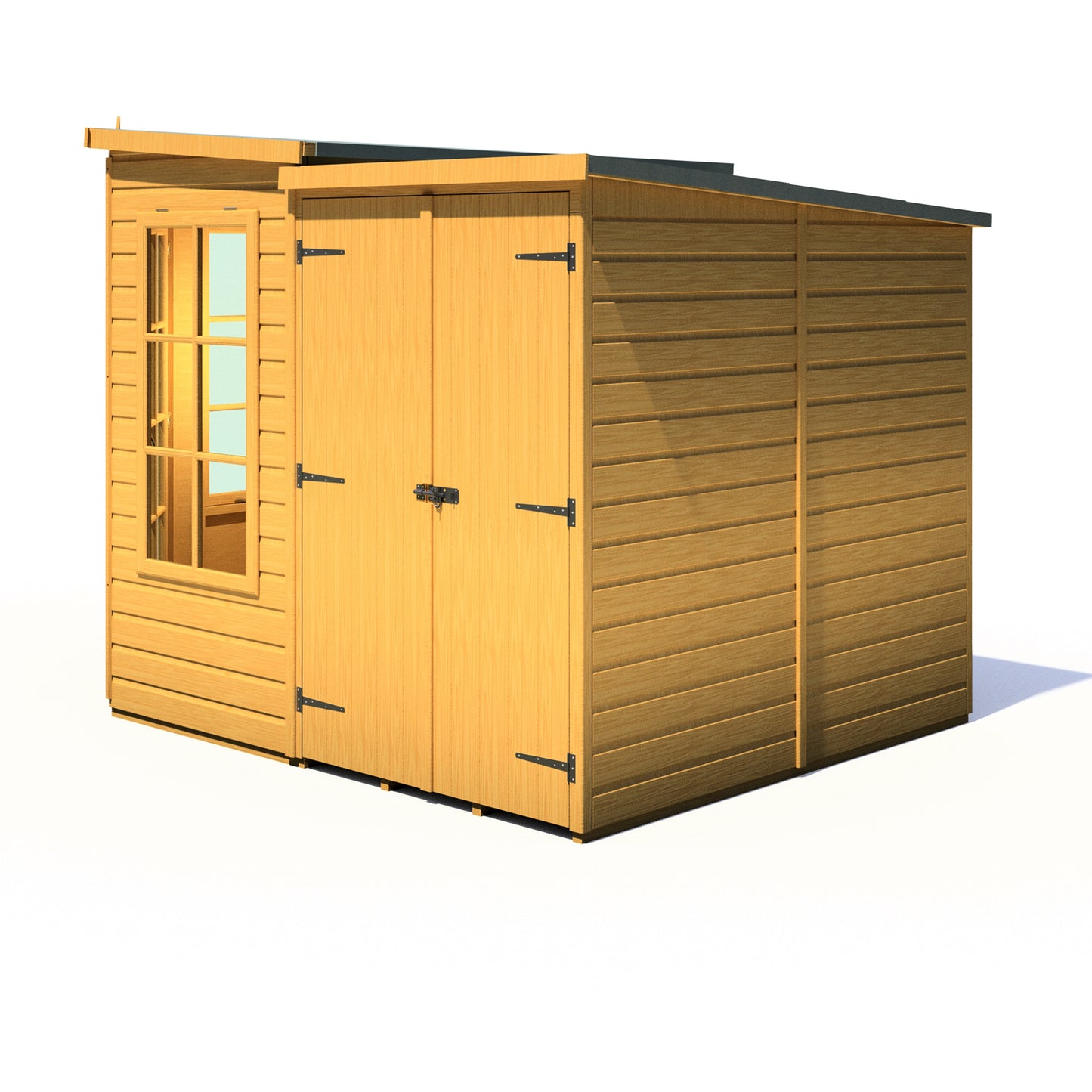 Shire Hampton with Side Shed 7 x 11