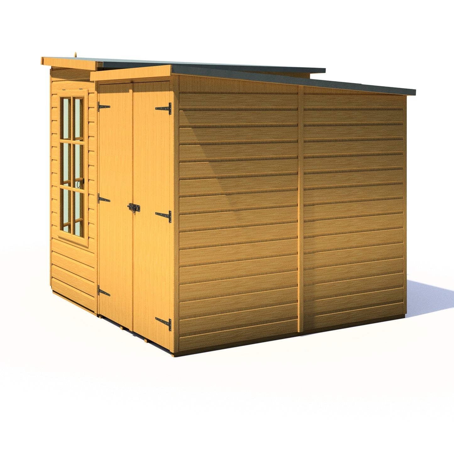 Shire Hampton with Side Shed 7 x 11