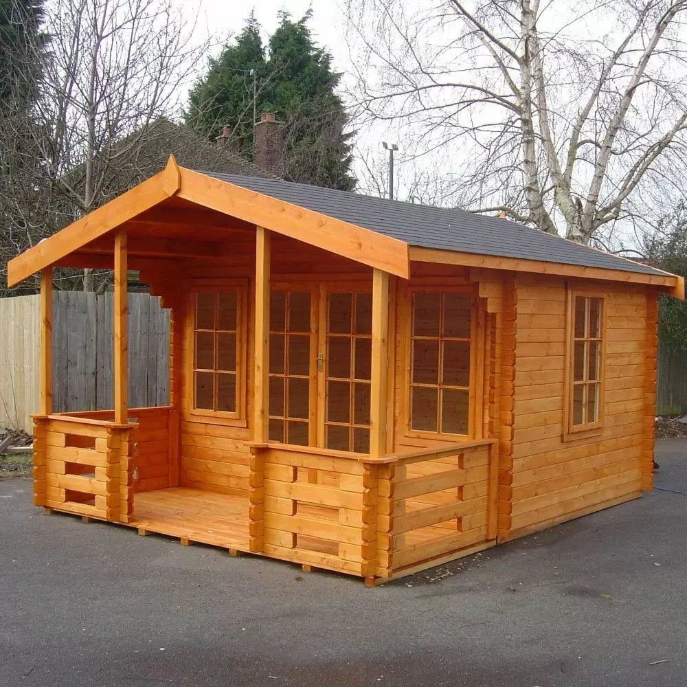 Shire Lydford 14Gx15 Log Cabin (28mm - 70mm Logs)
