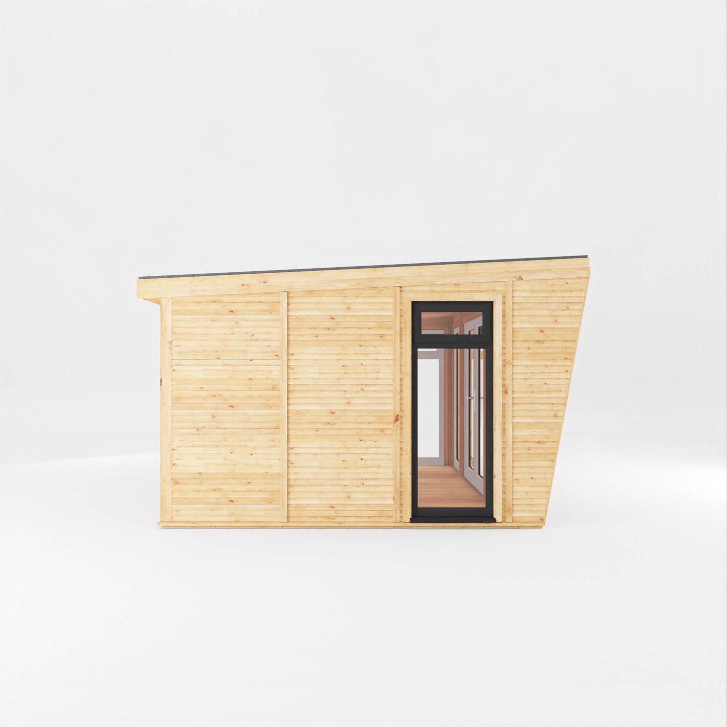 Mercia Sherwood Harlow 4mx3m Insulated Garden Room - (UPVC Windows & Doors) - Grey