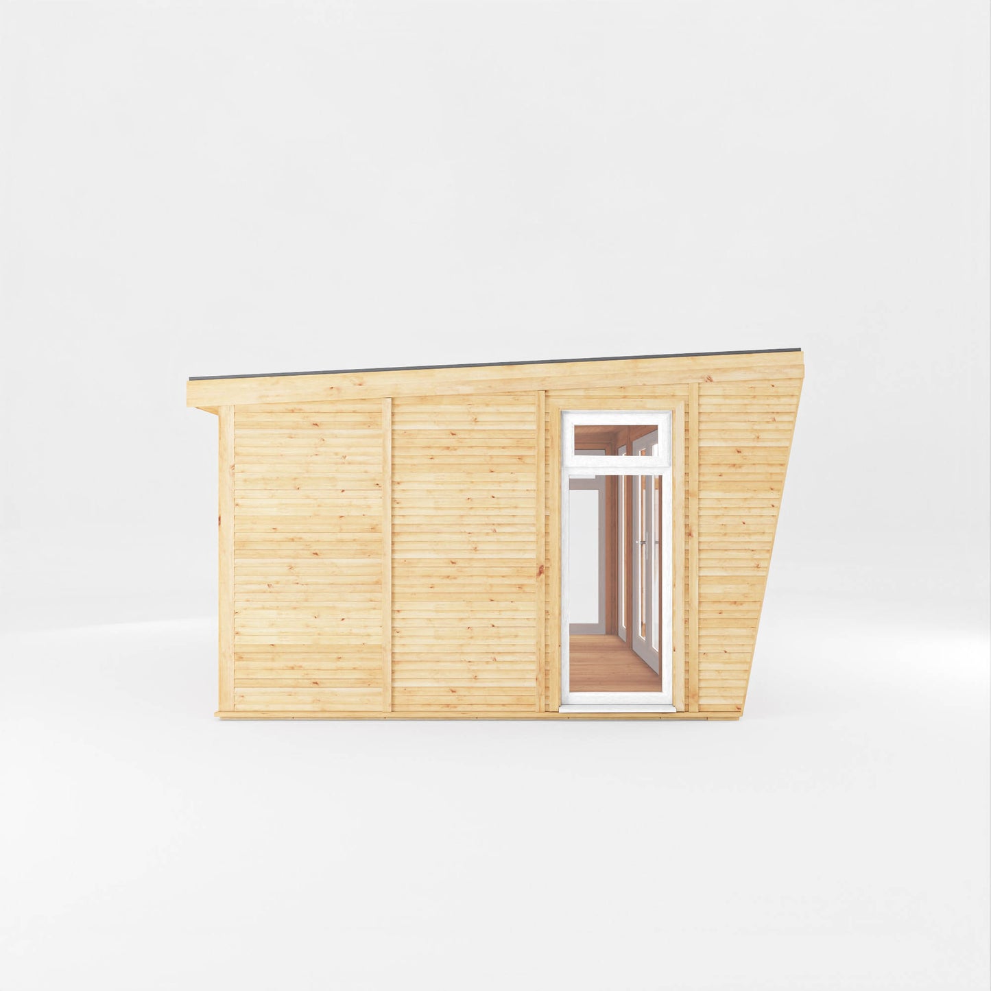 Mercia Sherwood Harlow 4mx3m Insulated Garden Room - (UPVC Windows & Doors) - White