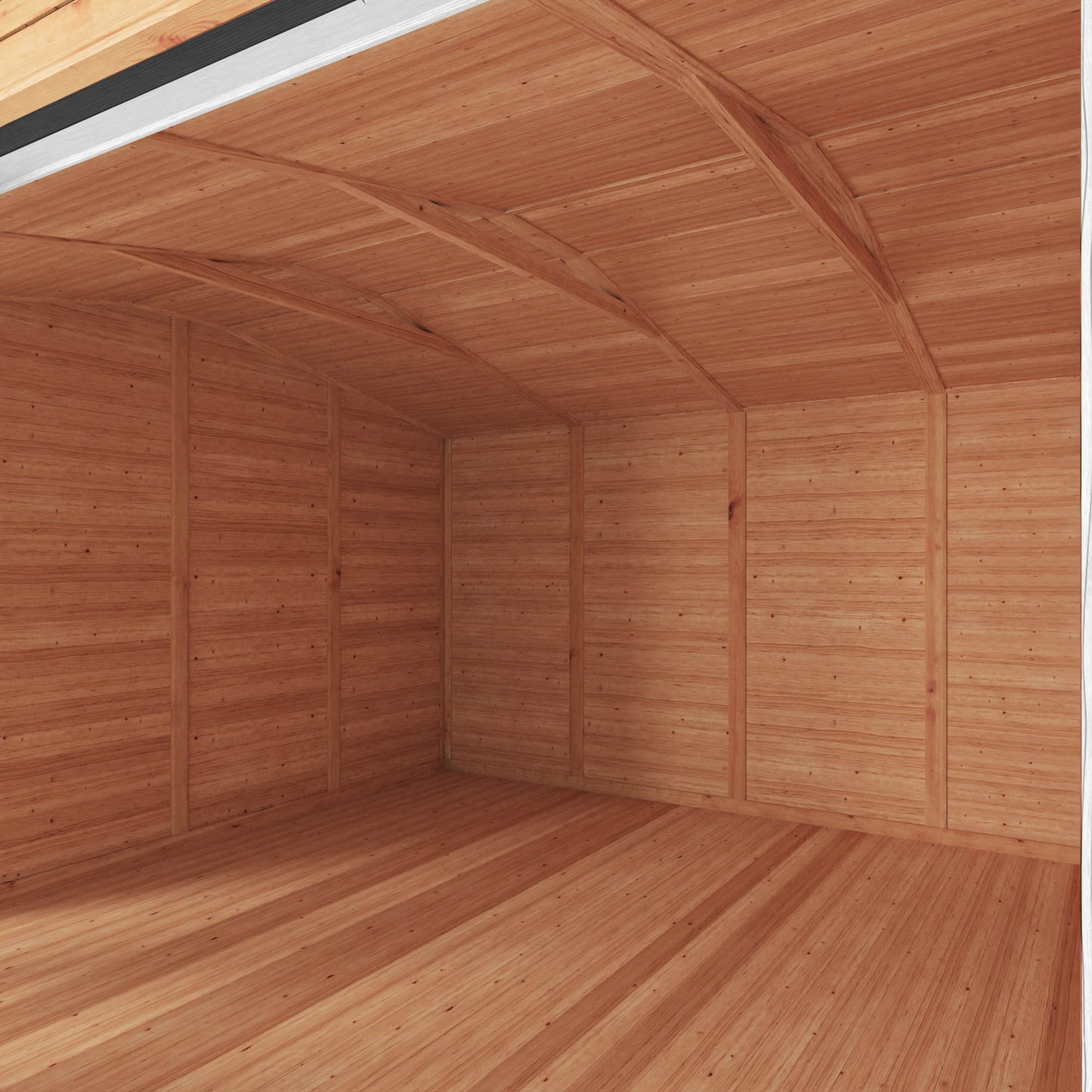 Mercia Sherwood Rufford 5mx3m Insulated Garden Room - (UPVC Windows & Doors) - Grey