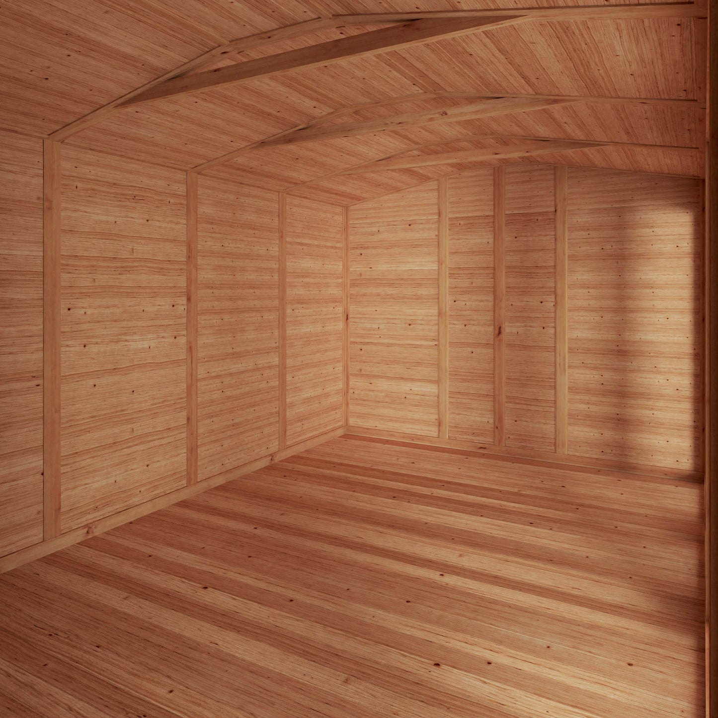 Mercia Sherwood Thoresby 5mx3m Insulated Garden Room - (UPVC Windows & Doors) - White