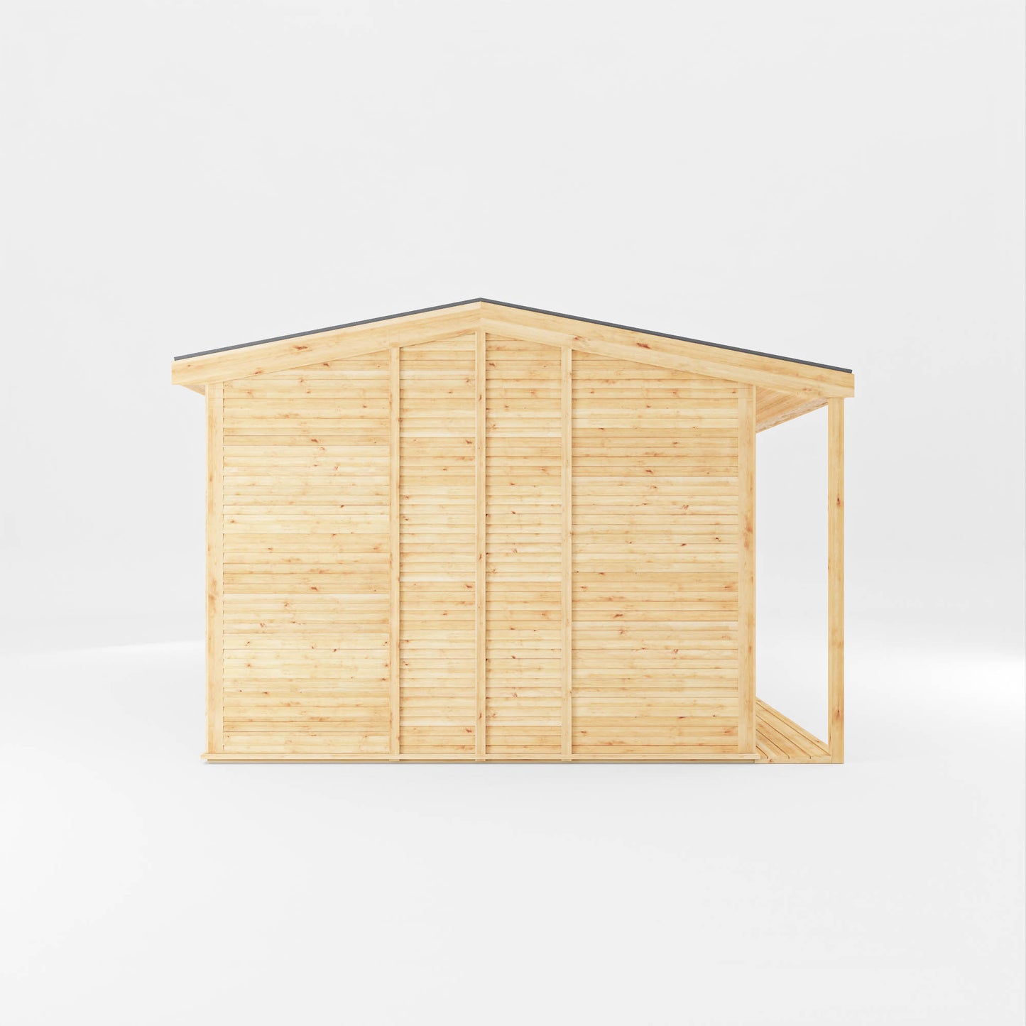 Mercia Sherwood Thoresby 5mx3m Insulated Garden Room - (UPVC Windows & Doors) - Oak