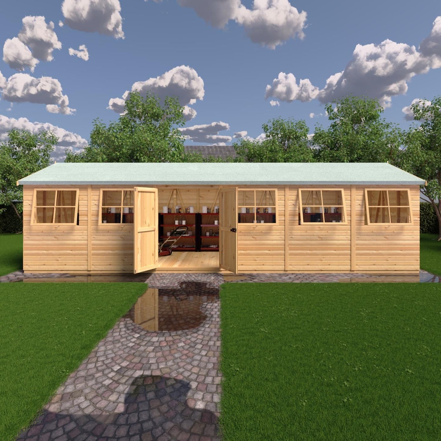 Shire Mammoth 10x30 Double Door Loglap