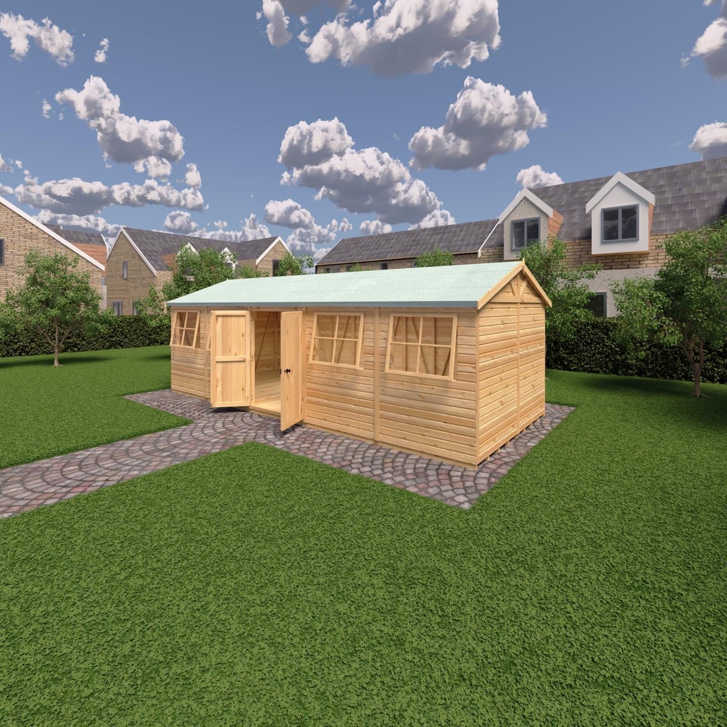 Shire Mammoth 10x25 Double Door Loglap
