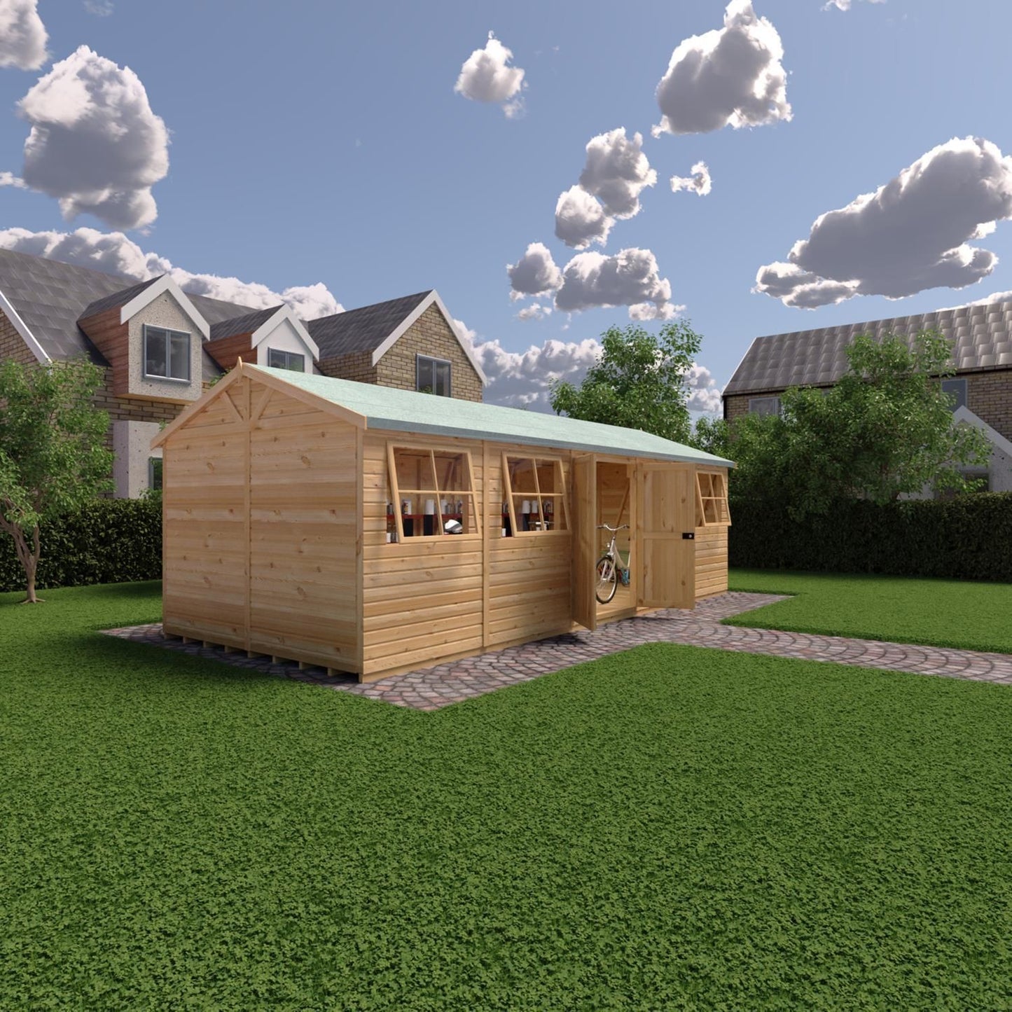 Shire Mammoth 10x25 Double Door Loglap