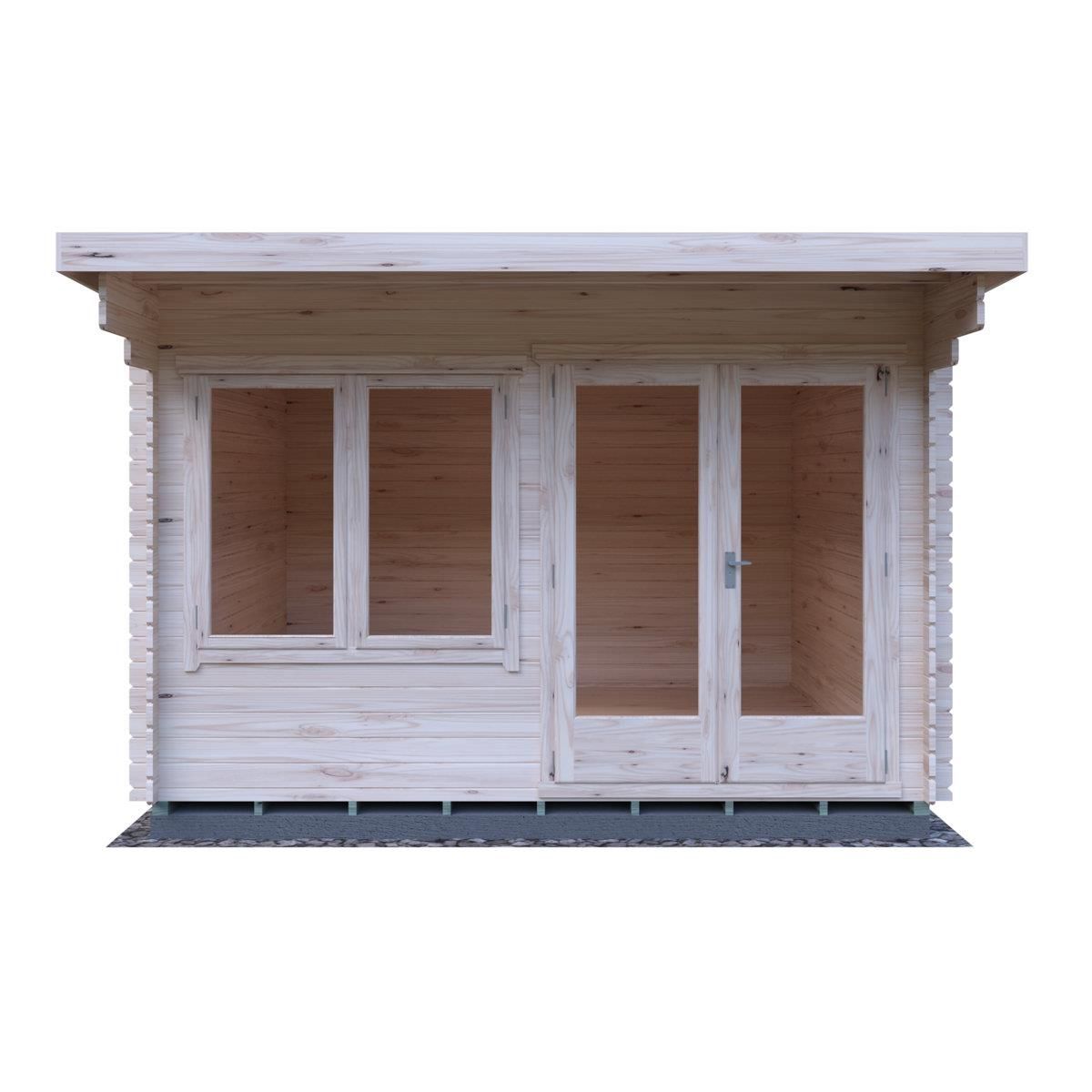 Shire Belgravia 14x12 Log Cabin (28mm - 70mm Logs)
