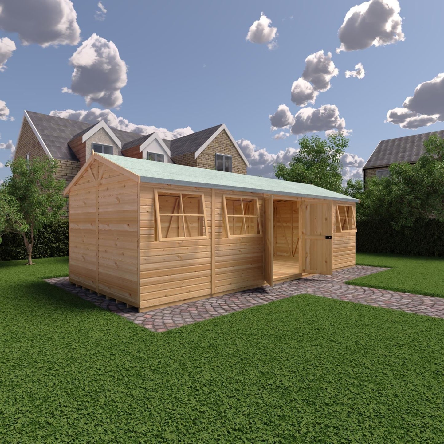 Shire Mammoth 10x25 Double Door Loglap