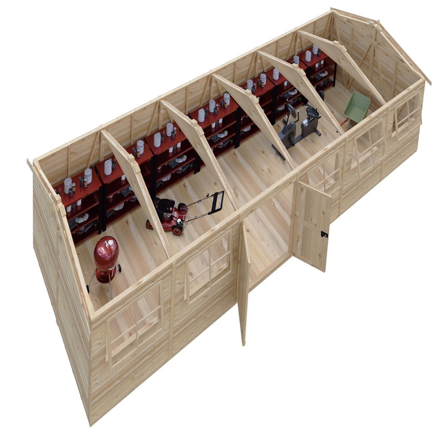 Shire Mammoth 10x30 Double Door Loglap