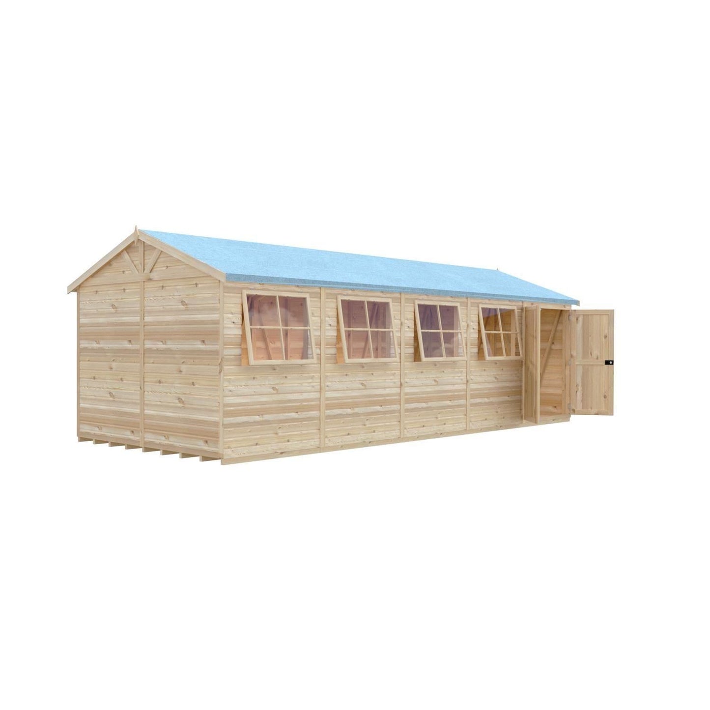 Shire Mammoth 10x25 Double Door Shiplap