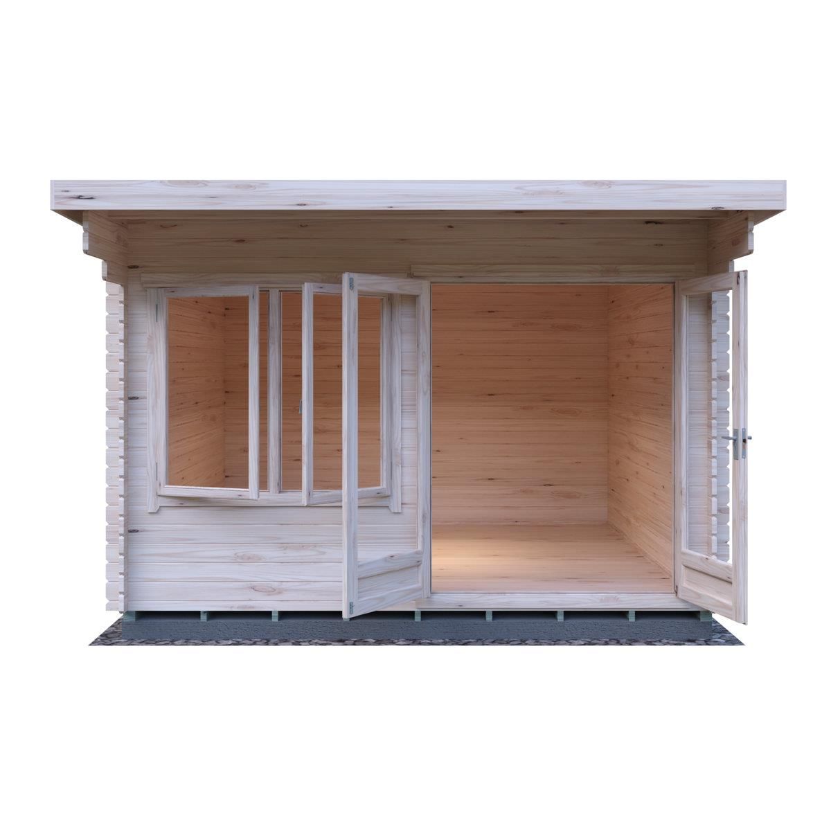 Shire Belgravia 14x12 Log Cabin (28mm - 70mm Logs)