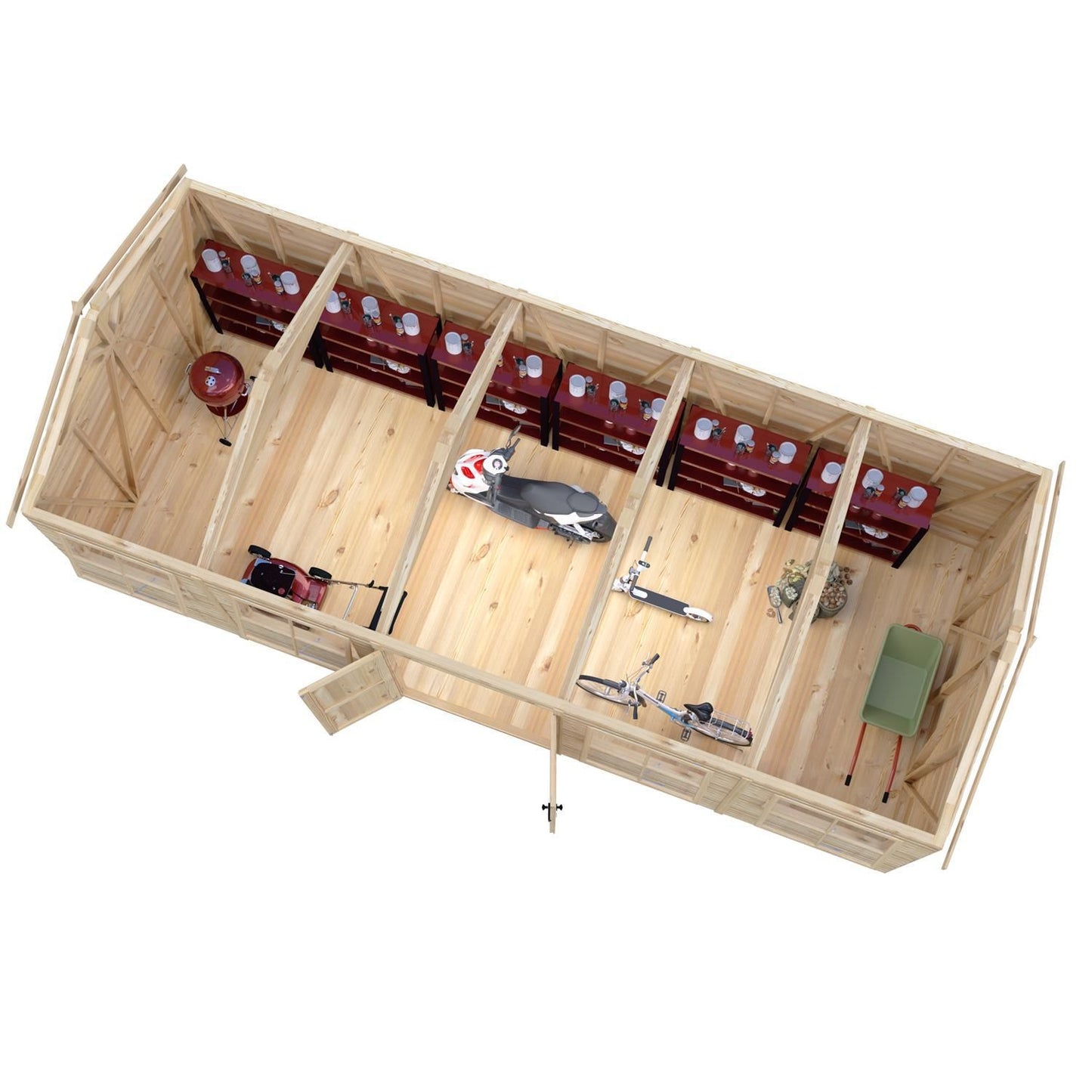 Shire Mammoth 10x25 Double Door Loglap