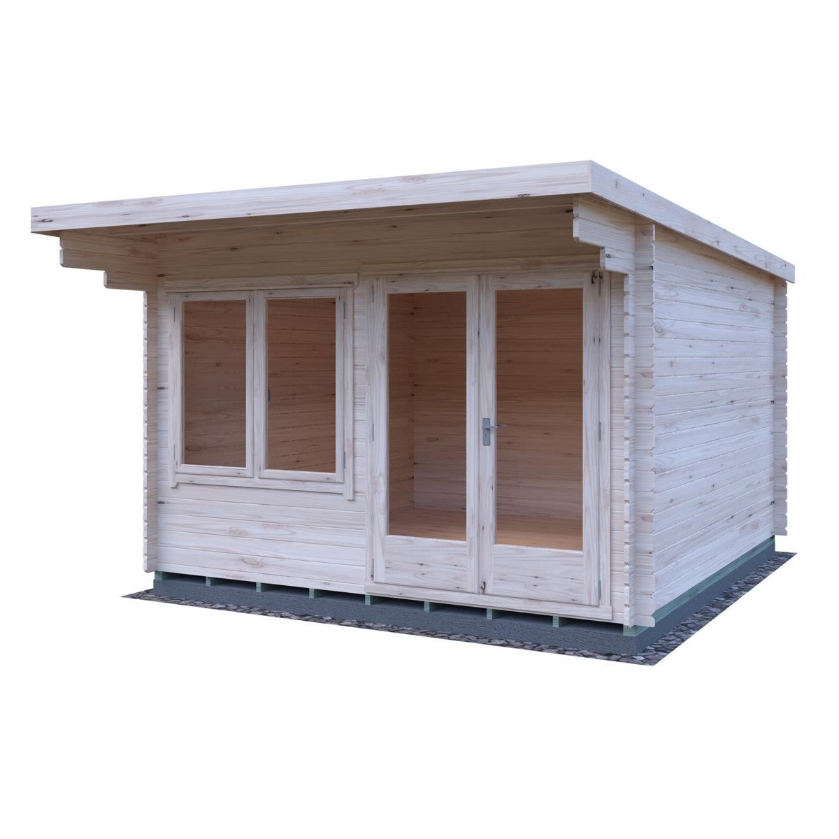 Shire Belgravia 14x12 Log Cabin (28mm - 70mm Logs)