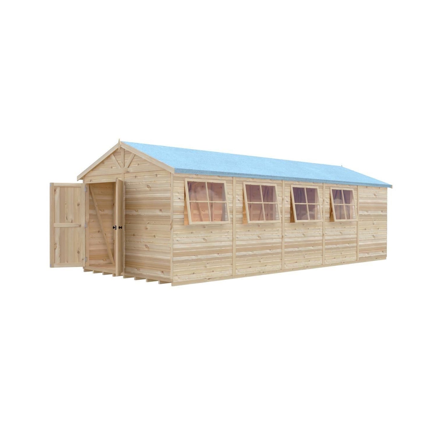 Shire Mammoth 10x25 Double Door Shiplap