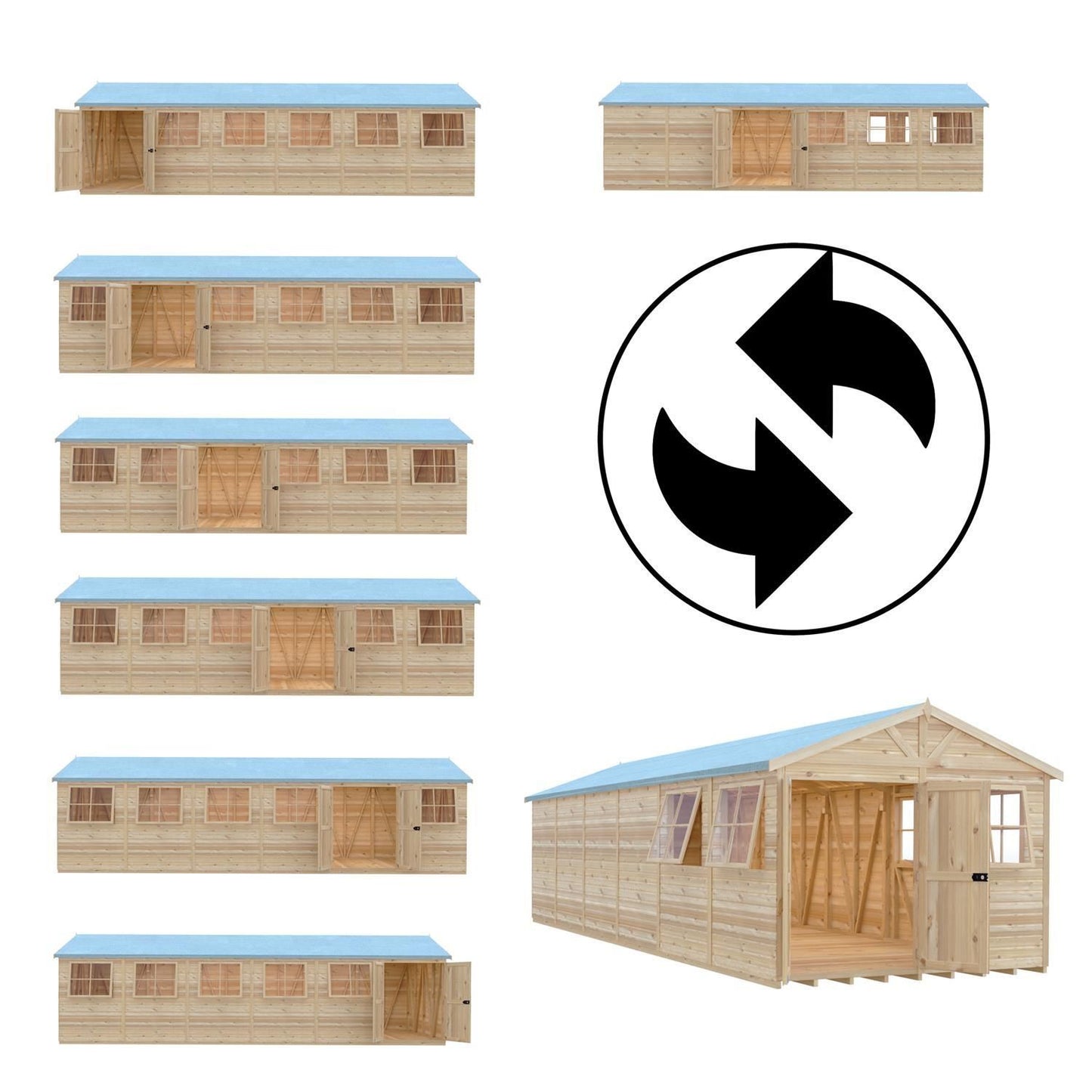 Shire Mammoth 10x30 Double Door Loglap