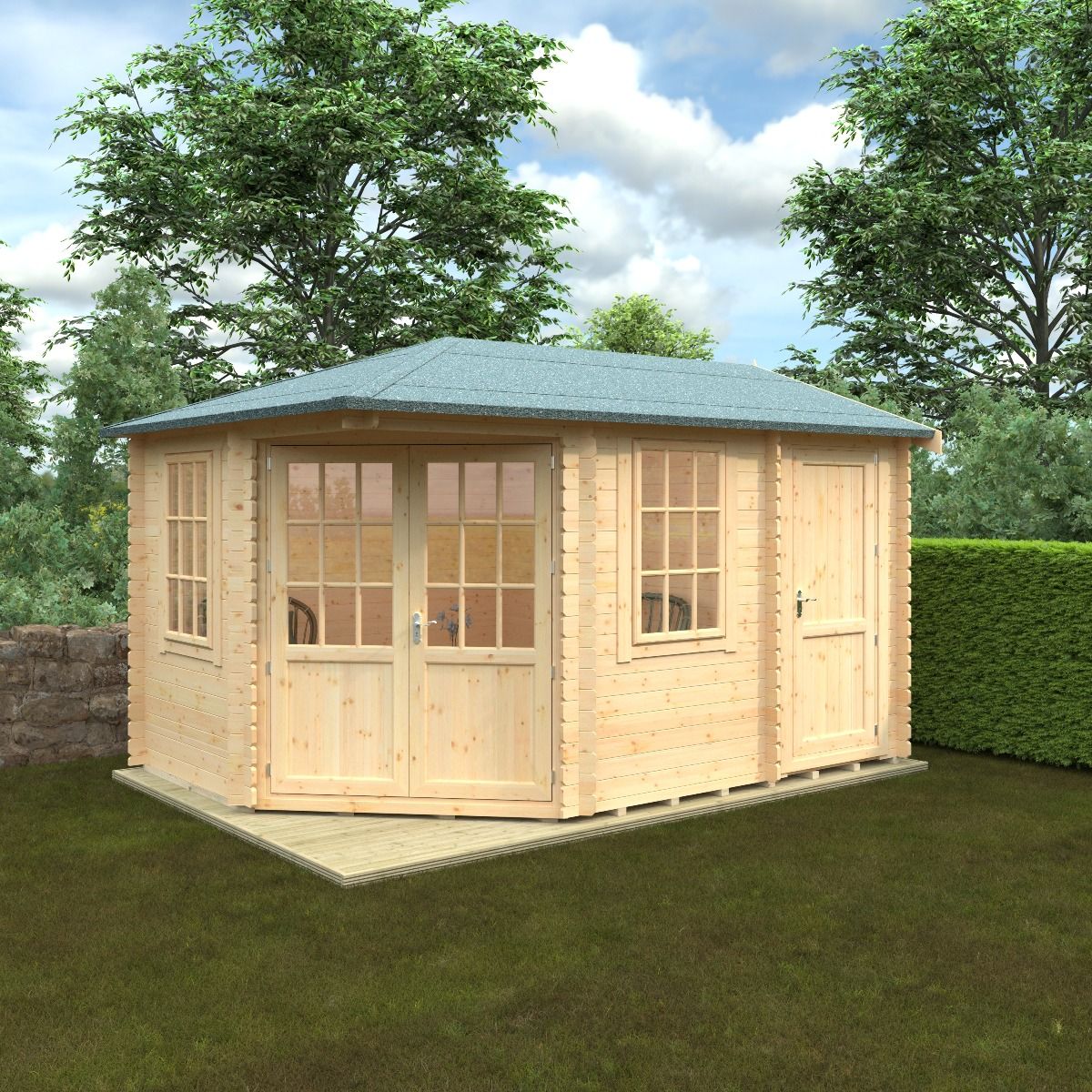 14x10w Victoria | 28mm logcabin