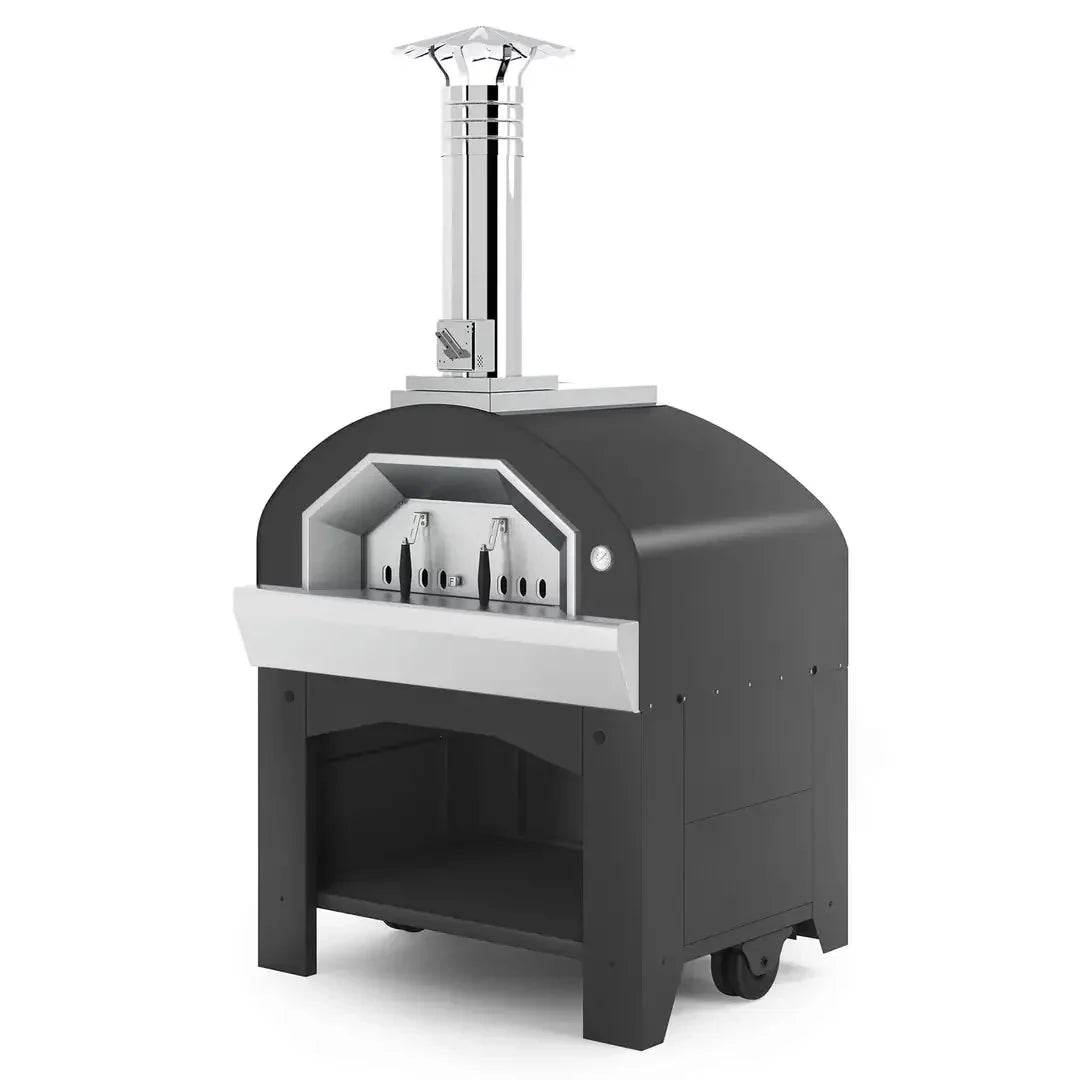 Fontana Forni Vulcano Commercial Wood-Fired Oven with Cart