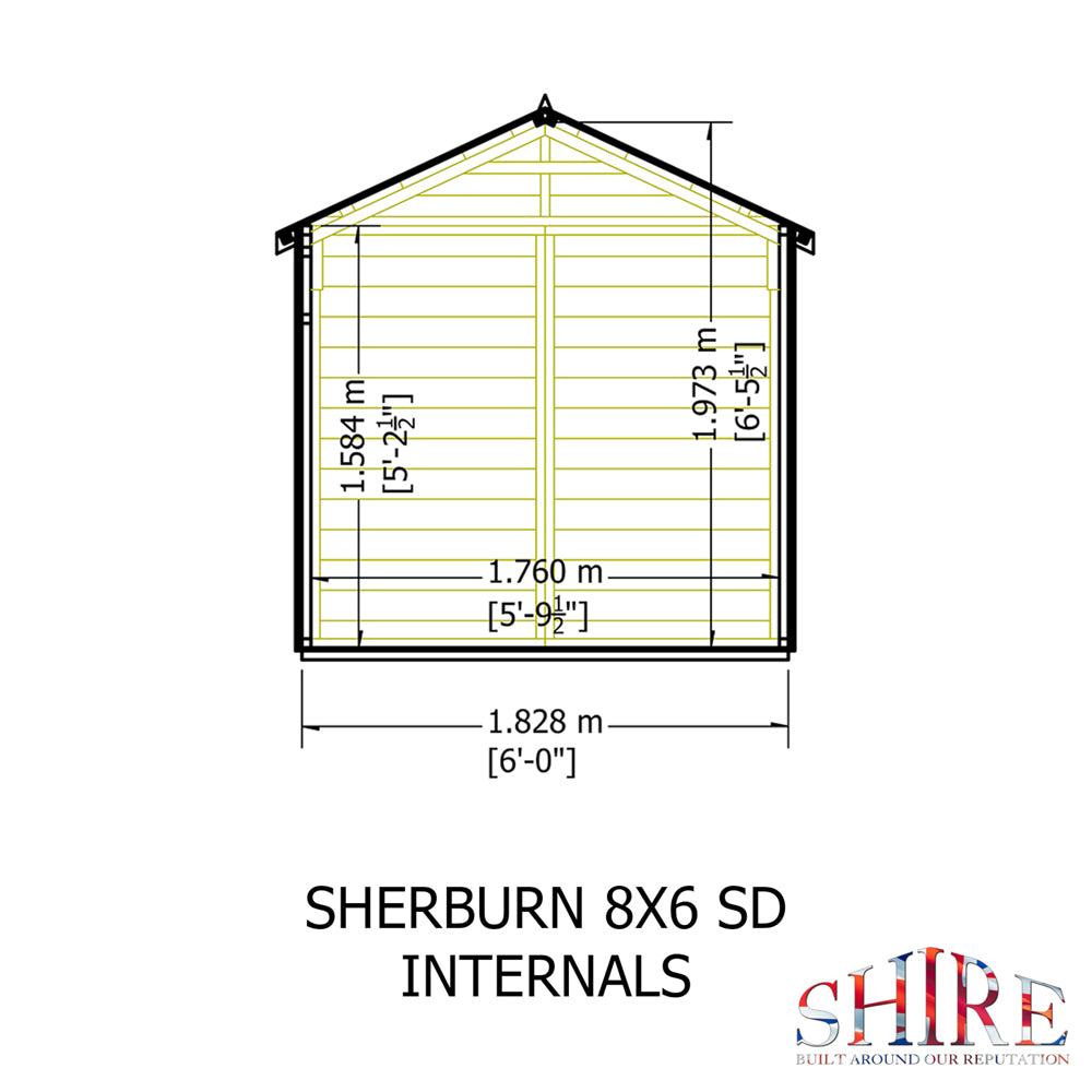 Shire Sherburn 8x6 SD