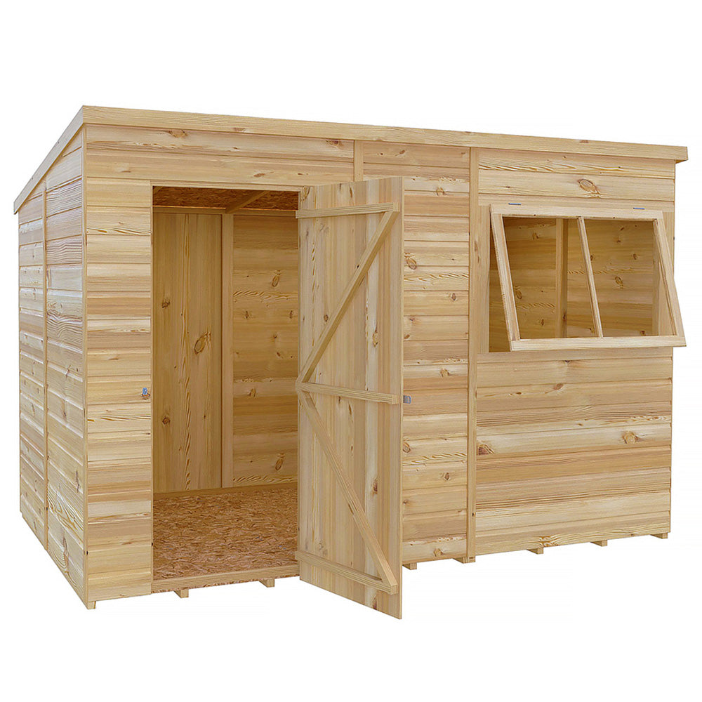 Shire 7x7 Double Door Pent Shed
