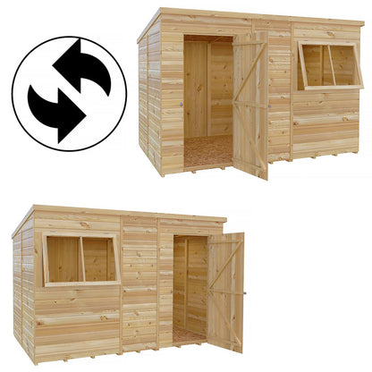 Shire 7x7 Double Door Pent Shed