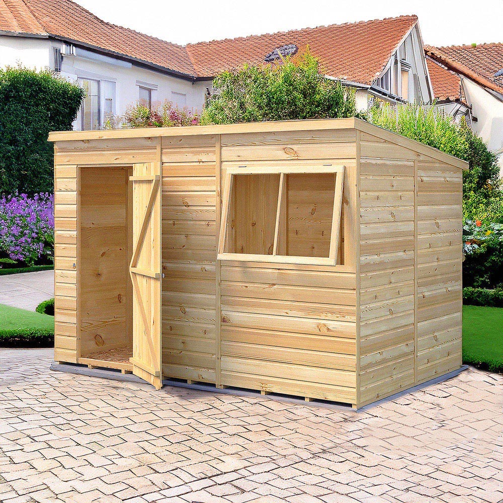 Shire 7x7 Double Door Pent Shed