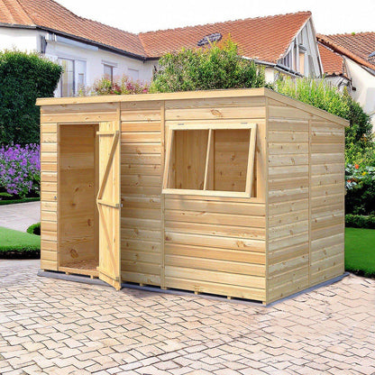 Shire 7x7 Double Door Pent Shed