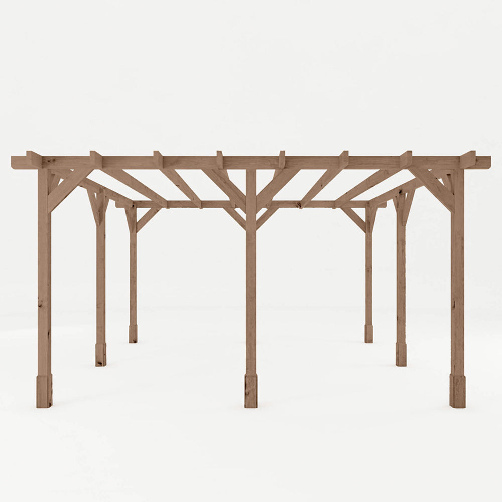 Mercia 4m x 4m Traditional Pergola