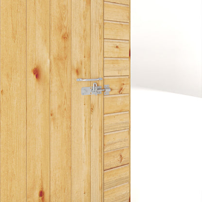 Mercia 8x6 Woodsman Shiplap Pent - Glass