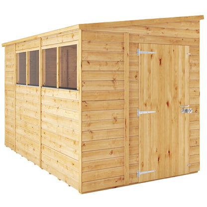 Mercia 10x6 Woodsman Shiplap Pent - Glass