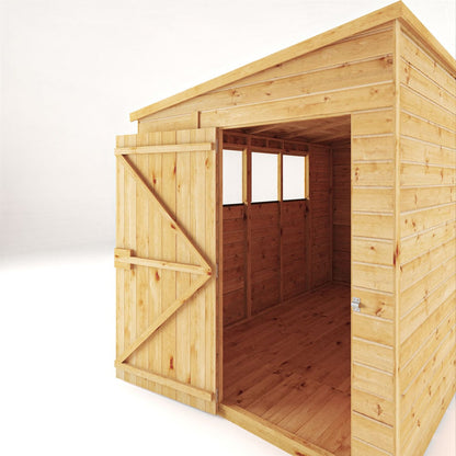 Mercia 10x6 Woodsman Shiplap Pent - Glass