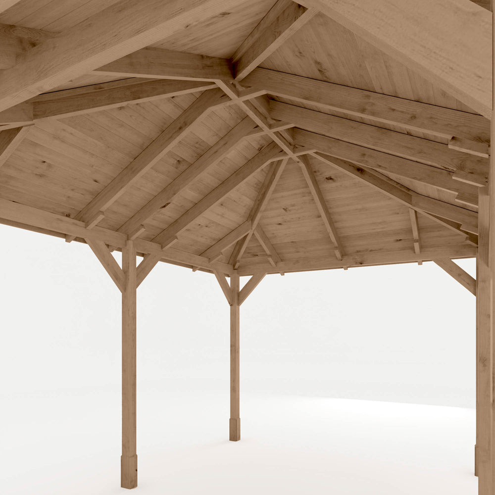Mercia 4m x 4m Traditional Gazebo