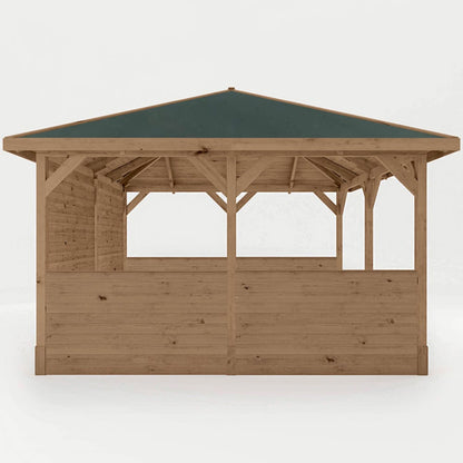 Mercia 4m x 4m Traditional Gazebo With Side Panels