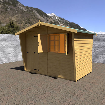 Shire Security Cabin 9x6 Shiplap Style D