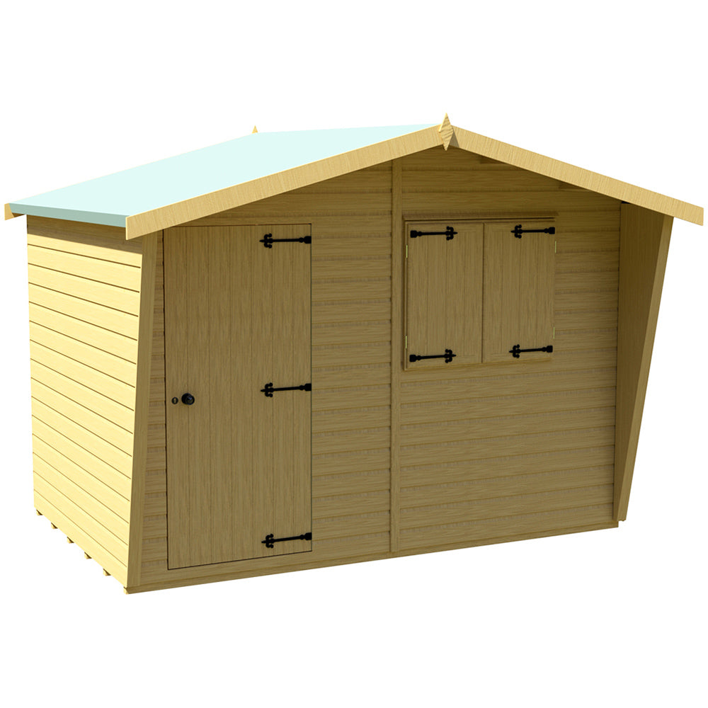 Shire Security Cabin 10x6 Shiplap Style D