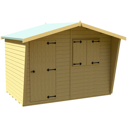 Shire Security Cabin 10x6 Shiplap Style D