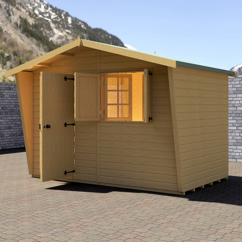 Shire Security Cabin 10x6 Shiplap Style D