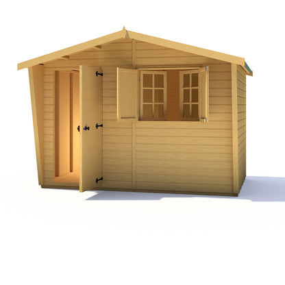 Shire Security Cabin 10x6 Shiplap Style D