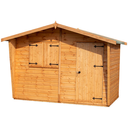 Shire Security Cabin 10x8 Shiplap Style C