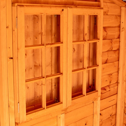 Shire Security Cabin 10x10 Shiplap Style C