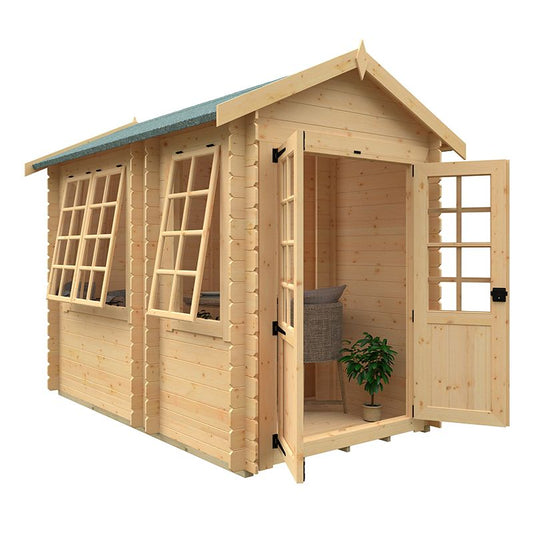 10x6 Georgia Flex 19mm Log Cabin