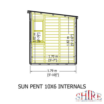 Shire Sun Pent 10x6