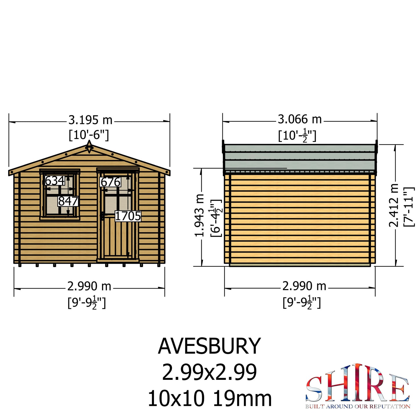 Shire Avesbury 10x10