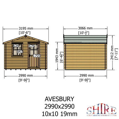 Shire Avesbury 10x10