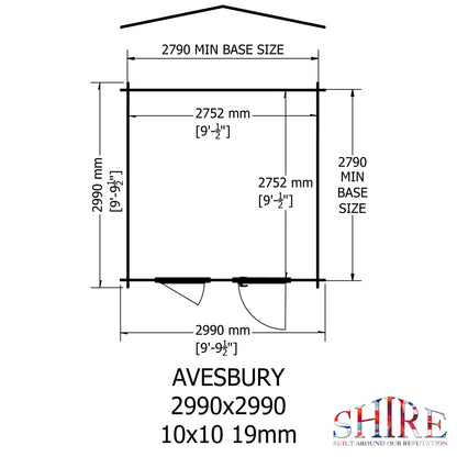 Shire Avesbury 10x10