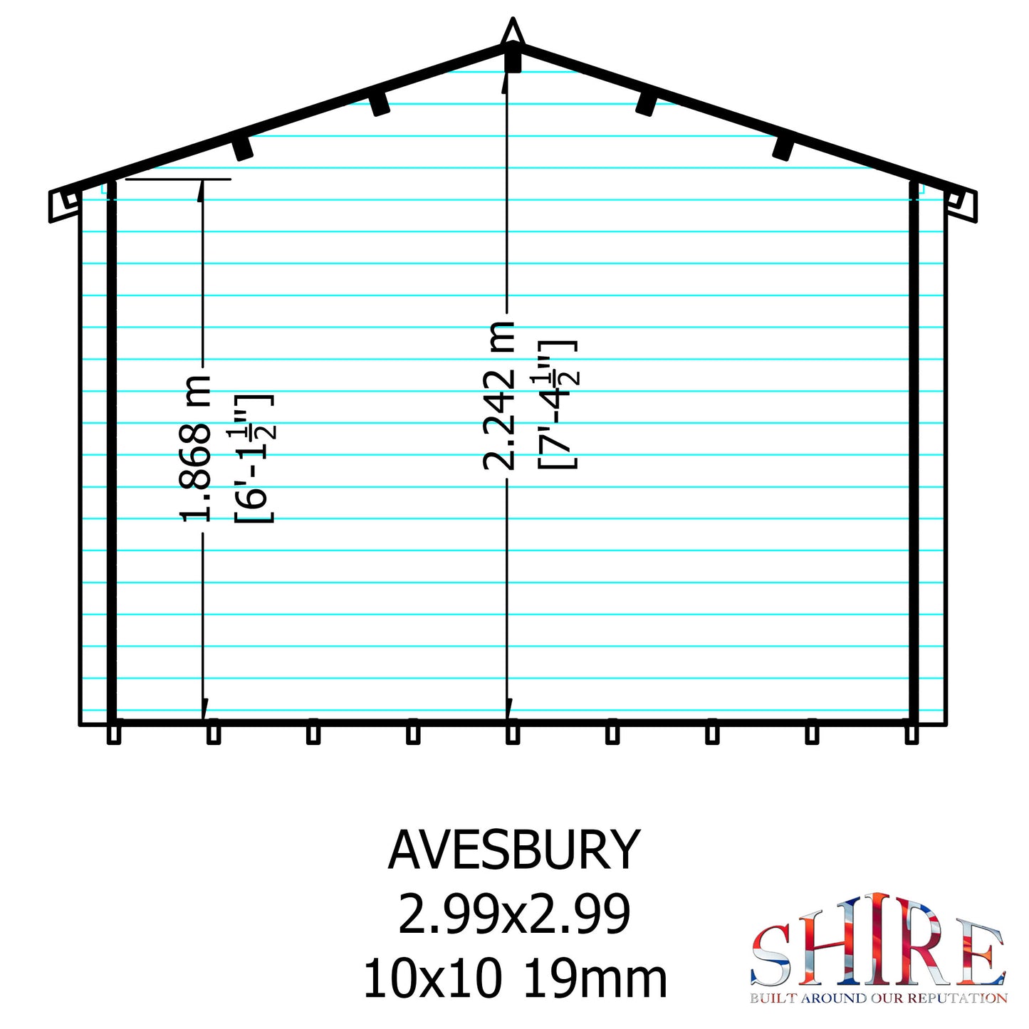 Shire Avesbury 10x10