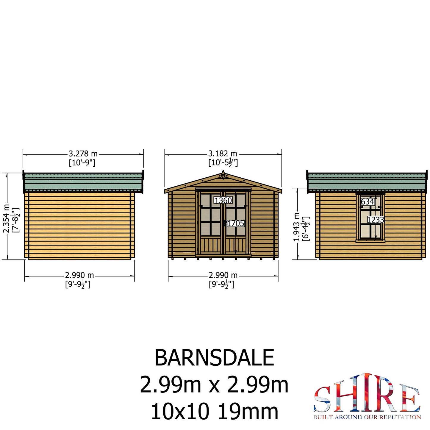 Shire Barnsdale 10x10