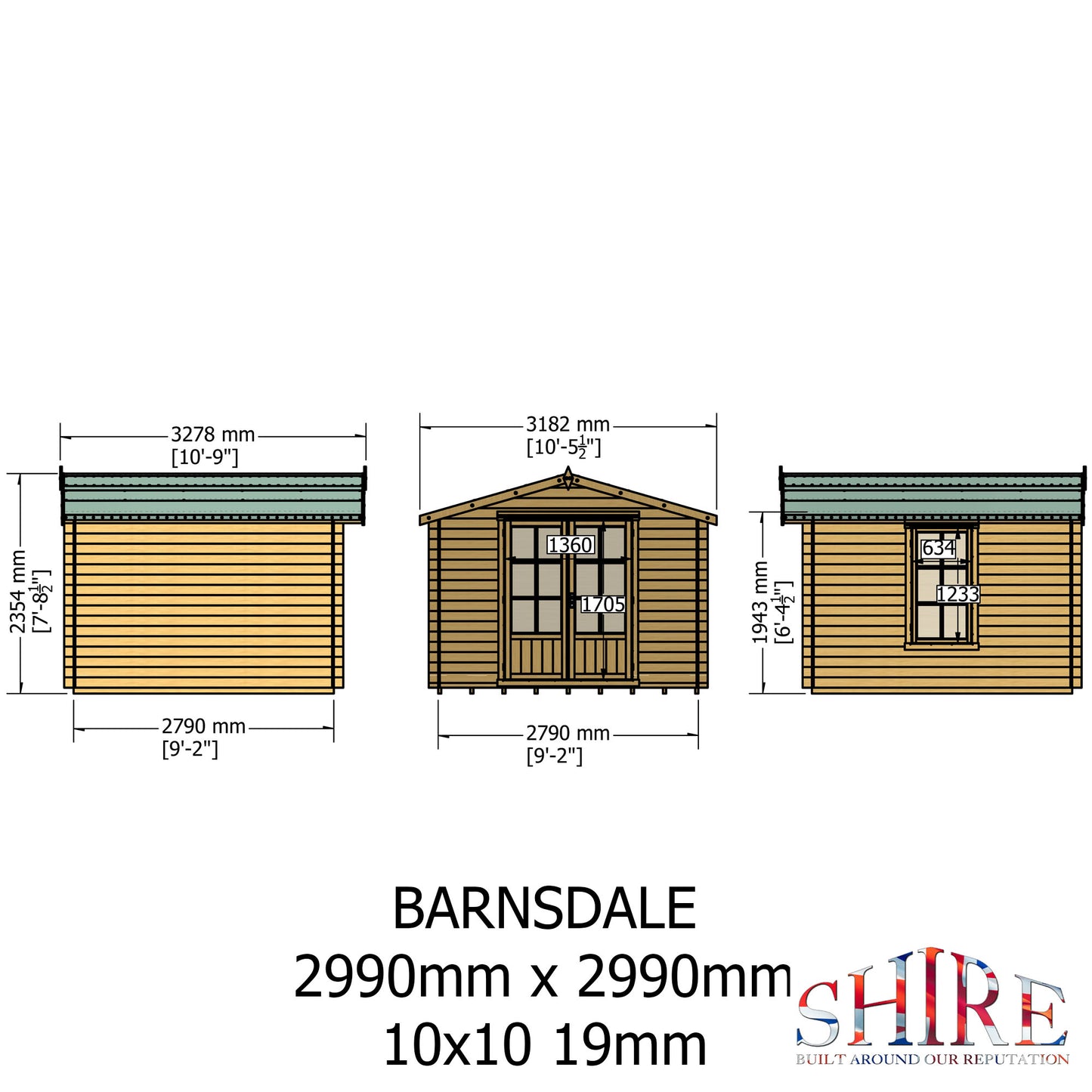 Shire Barnsdale 10x10