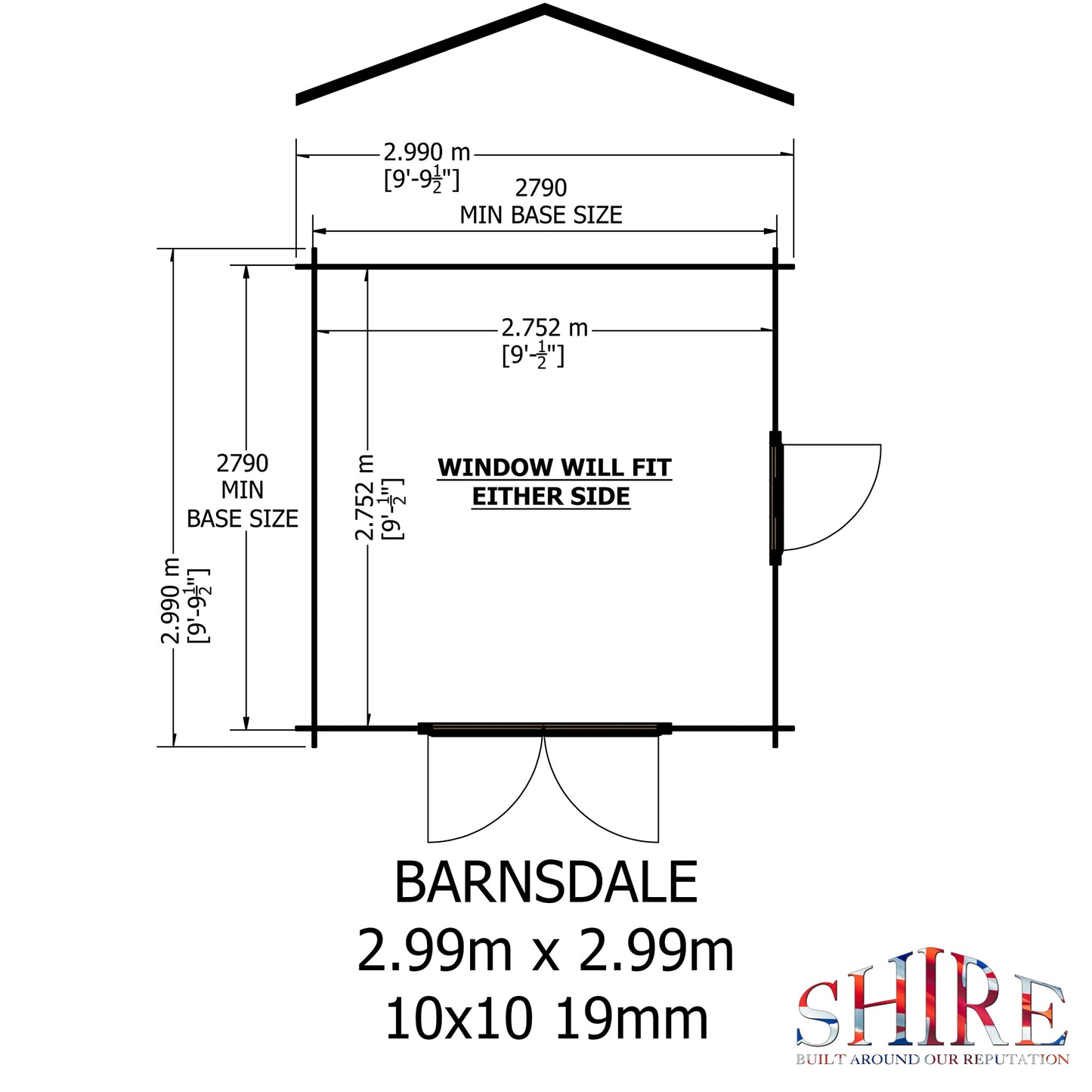 Shire Barnsdale 10x10